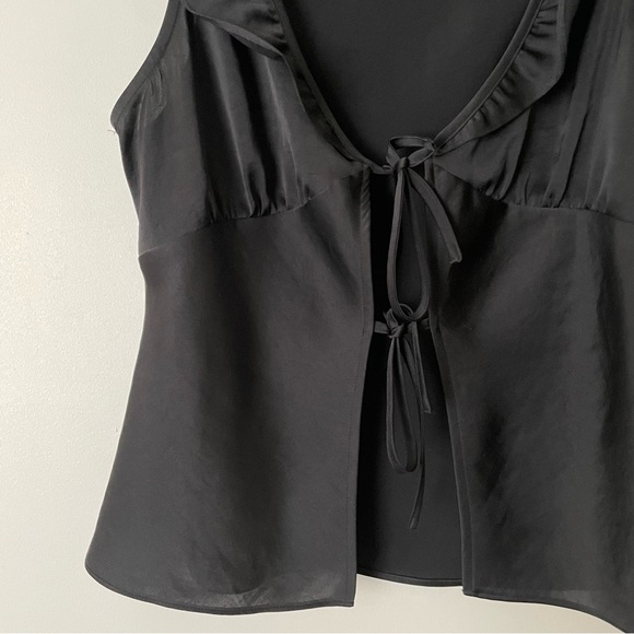 Wilfred Black Ruffled Blouse - Picture 4 of 4